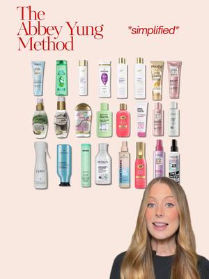 I’ve seen all of your requests to break The Abbey Yung Method down into some simpler versions & I am happy to deliver!! You can use these modified methods every wash day or for days when you want to save some time & use fewer products. As always, do what works best for your scalp & hair 🩷 #theabbeyyungmethod #haircareroutine #hairroutine #washday 