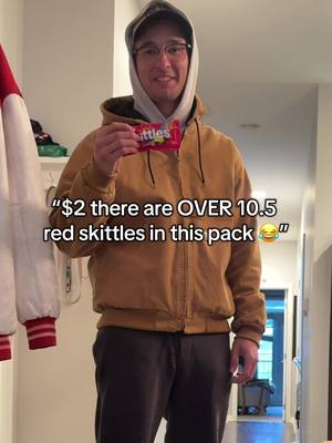 This is getting ridiculous 😂 #food #candy #skittles #handshakebets #foodtiktok 