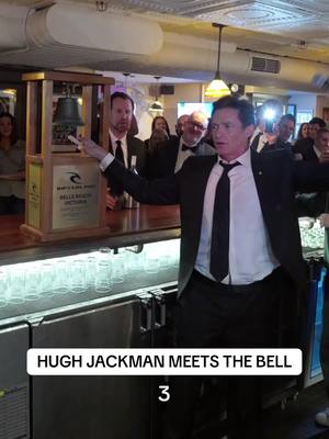 Nobody told Hugh Jackman he’s gotta win it to ring it 🔔  Think Hugh owes a Bells Beach appearance after this one! See you in April 🗓️ 🍻 Old Mates Pub