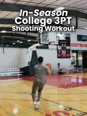 Key to shooting in season: don’t chase perfect form, chase repeatable form. Do this workout everyday to build a more consistent 3-ball… #basketball #collegeathlete #NBA #ballsilife #basketballdrills   