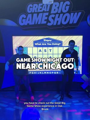 If you’ve ever wanted to be on a real game show… this is your moment 😂 @Great Big Game Show in Oak Brook goes ALL out — lights, props, a live host, and yes… confetti for the winners. It’s such a fun outing for friends, family, or even a work event. Use code KAYLEE20 for 20% off when you book through the link in my bio! 🎉 #thingstodoinchicago #chicagoactivities #chicagotiktok #chicagoland #chicagoland 