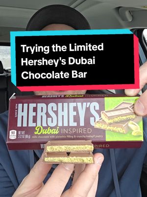 Hershey's has been holding out on us because this Dubai inspired Chocolate Bar is amazing and cheap compared to others. Huge thanks to @Hershey’s for the sample - it's delicious! #hershey #dubaichocolate #eating #snackreview #chocolate 