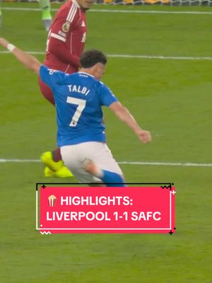 Highlights: Liverpool 1-1 Sunderland 🍿 #sunderland #liverpool #anfield #PremierLeague #footballontiktok 