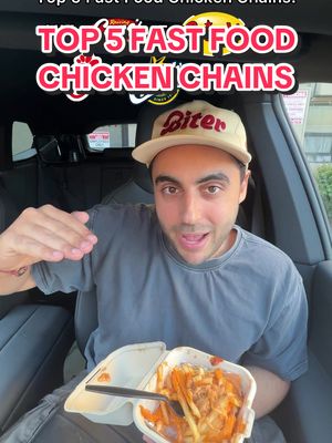 Top 5 Fast Food Chicken Chains IN ORDER. #foodreview #mukbang 