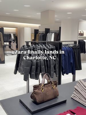 🚨IT’S TIME🚨 ZARA is finally in Charlotte & Linds and shopped til we dropped at the preview tonight!!!! 🛍️ It is beyond exciting that the opening of North Carolina’s first ZARA is @southparkmallnc !!!! 📍4400 Sharon Rd, Charlotte, NC 28211 in the @belk wing! SHARE this with who you plan to there, 10 AM tomorrow and FOLLOW @cltfoodgirl for more FOOD & FUN in Charlotte and beyond! 🫶