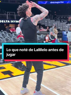 Lo que noté de LaMelo antes de jugar 🧐 #NBA #Basquetbol #Deportes #LaMeloBall #Baloncesto 