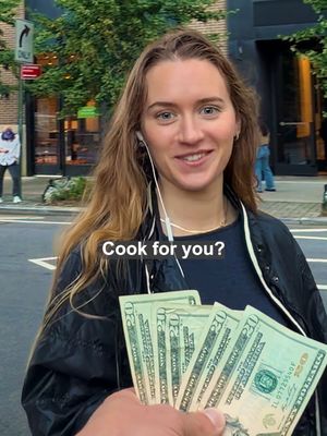 Paying strangers to cook for me #cookingchallenge #cookforme #cooking #newyork 