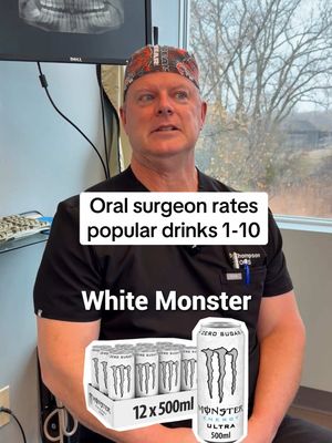 Oral surgeon rates popular drinks #fyp #drinks #oralhealth #trending 