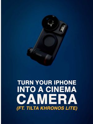 This is how you turn your iPhone into a cinema camera! 🎥📱 Free LUT + Product Link In Bio!  I’m using the Tilta Khronos Lite for the iPhone 17 Pro Max (it’s also available for the Pro, Air, and regular iPhone 17 models). You can mount the handle directly to the case, or snap on the magnetic backplate so you can rotate it for both landscape and portrait shooting. Then snap on the filter tray and you instantly get full filter support. Rotate the front dial to manual focus your shots, or press the record button to start recording. Snap on ND filters to manage exposure outdoors, or a CPL to reduce reflections and glares. The CPL even has 1/2 stop of black mist diffusion, giving you that beautiful bloom in the highlights ✨ And the results? Check it out for yourself! @Tilta_Global @Tilta  #Tilta #Khronos #Videography #Editing #iPhone  