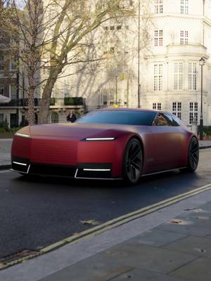 Precision in pigment, drawn from the city’s palette. Type 00 in London Red. #Jaguar - Type 00 is a non-production vehicle. 