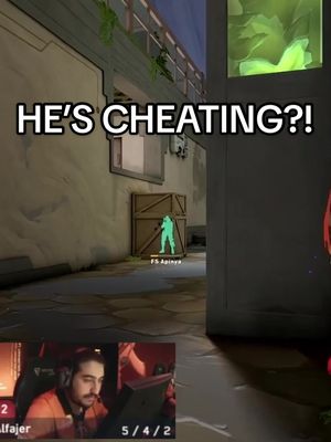HE’S CHEATING?!? #Valorant #valorantclip #valorantesports 