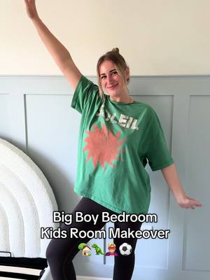 Its new bed day eeek!! And the day I finish all the painting 🎨⚒️🏡 Day 4 of the big boy room makeover! I’ve gone for a small double bed in this space with storage underneath! Stay tuned to see how I make this into my 4 year olds childhood dream bedroom full of everything he loves. I’ve got some marvel bedding and a new mattress has arrived so will show you that asap. Now I need all your help on places to look for decor and ways I can add a reading corner. Can’t wait to see it all come together ✨ Save this post for future inspo. The colour is used is ‘The Good China’ from coat paints and brilliant white by Dulux on top. #kidsroomdesign #bigboyroom #boyroom #newbuildjourney #newbuildhomes 