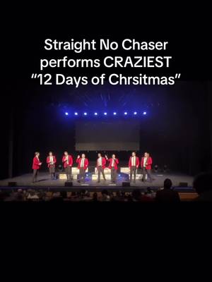 Craziest version of 12 Days of Christmas! #StraightNoChaser #12DaysOfChristmas #HappyHolidays #merrychristmas #ACappella