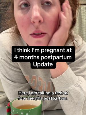 Here is our clifffff hanger, do you think I’m pregnant??? #ithinkimpregnant #4monthspostpartum #morningsicknessbelike #irishtwin #momcrashout 