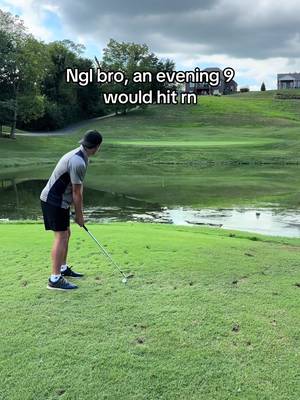Still trying to figure out what the ball hit… My swing has improved so much since this was taken lol! ##golfer##golfswing##golfcontent##golflife##golftiktok