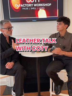 A deep dive into leather with @Coty Inc. 🔥 #fragrance #leather #trends #cotypartner #cologne