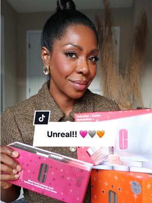 Rich Auntie approved @Clinique skincare + makeup gift sets - and the value is unreal.