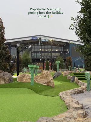 Nashville… this is the month! Happy Holidays from PopStroke Nashville, coming soon ❄️⛳️🎄 #opening #comingsoon #fyp #nashville 