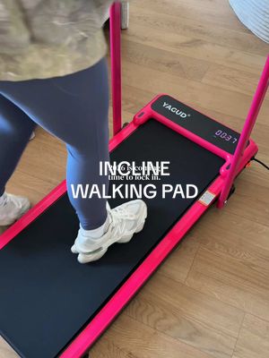 finally an incline version to the viral pink walking pad 🙌🏻✨💖 #walkingpad #portabletreadmill #treadmill #tiktokshopholidayhaul #homeworkout 