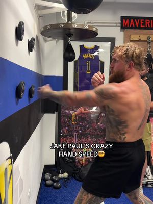 Jake Paul’s CRAZY hand speed in preparation for @anthonyjoshua 🤯 Buy tickets NOW (LINK IN BIO) 🎟️ ——- Friday, December 19th LIVE only on Netflix Kaseya Center - Miami, FL #JakeJoshua