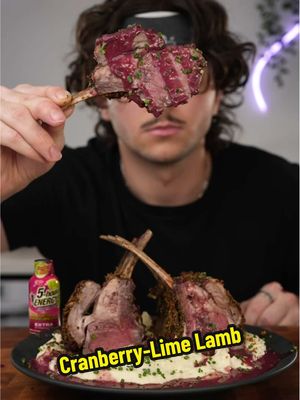 Cranberry-Lime Lamb w/ @5-hour ENERGY as the secret ingredient to bring out a tangy-energizing kick to this holiday season! #HolidayFlavorHustle #5hourambassador #lamb #cranberry #lime 