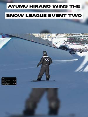 AYUMU HIRANO WINS THE SNOW LEAGUE EVENT TWO 🏆