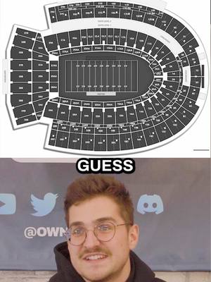Can you name this College Football stadium, based on the seating chart? #cfb #CollegeFootball #ncaa #stadium 