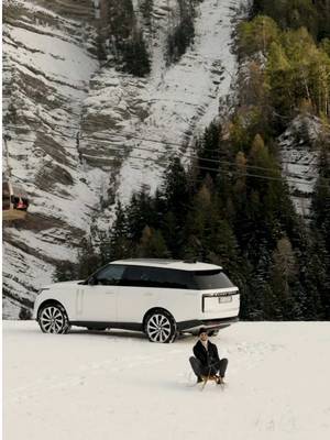 What goes up must sled down. #RangeRover Refer to the comments for the finer details.