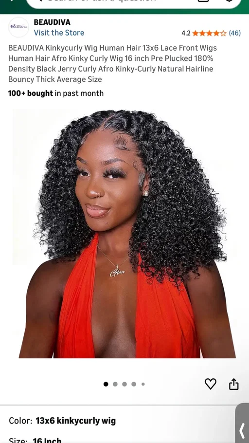 Amazon.. Come on now yall dead wrong 😭😭😭😭  #fyp #amazonwig #funny 
