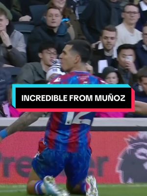 Incredible from Daniel Muñoz against Fulham 😏🇨🇴 #CPFC #CrystalPalace #PremierLeague #PL 