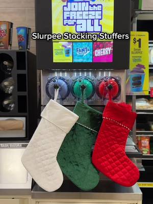 Turned the Slurpee machine into a mantel because it feels like home #Slurpee #StockingStuffer