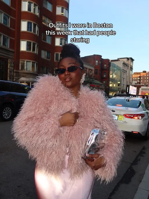 Outfits I wore this week in Boston that had people staring! Let this be your sign to embrace personal style, dress up, and not wait for an occasion. #bostontiktok #bostoninfluencer #colorfulfashion #boldoutfits 
