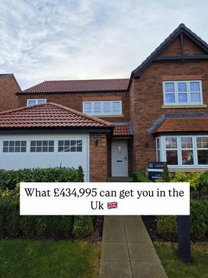 What £434,995 can get you in Hartlepool, United Kingdom 🇬🇧  This particular show home is up for sale for this price. Similar house types are available at £403,000. Would you buy a 4 bedroom house for this price in the above location? Developers: @duchy_homes  Comes with a double garage & 1659 SQFT #showhometour #ukhomes #ukhousetour #housetouruk 