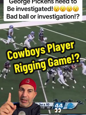 Some NFL players make questionable moves on the field. George Pickens gives us an example of one here. Was this a bad throw or did he pull up?  #fantasyfootball #nflnews #cowboys 