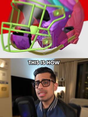 This is what I would do if the @NFL hired me to design a helmet using @adobefirefly! #fireflypartner