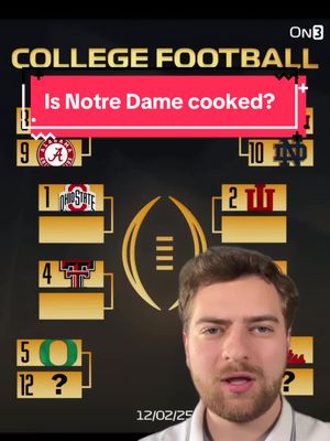 Is Notre Dame out no matter what?  #cfbudge #cfb #notredame 