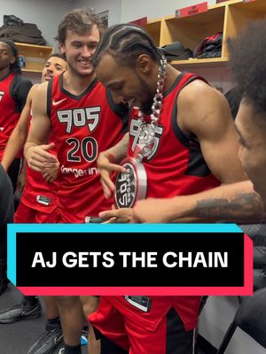 YEAHHHH AJ‼️ #raptors905 #nbagleague #AJLawson 