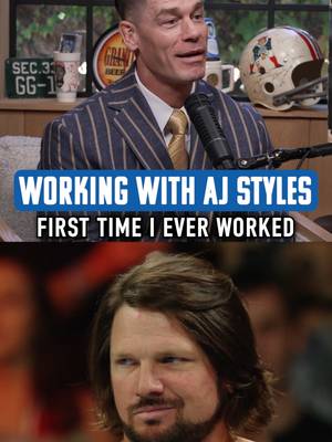 John Cena on working with AJ Styles and building the story for their iconic rivalry. #WWE #johncena #wrestling #ajstyles #fyp