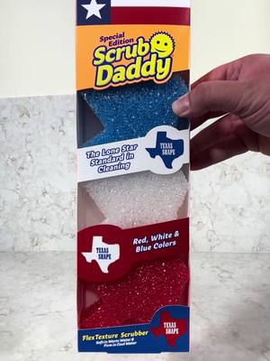 Can I get a yeehaw?  Find these special edition Texas shaped Scrub Daddies @Sam’s Club in Texas! #scrubdaddy #smile #CleanTok #cleaningtiktok 