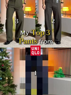 These are my Top 3 @UNIQLO Canada Pants you need for a stylish and comfy wardrobe! 🔥 From the classy Jersey Barrel Pants to the super cool Barrel Jeans, which pair is your favorite? 💬 #widelegpants #barrelpants #barreljeans #mensfashion #mensoutfits 
