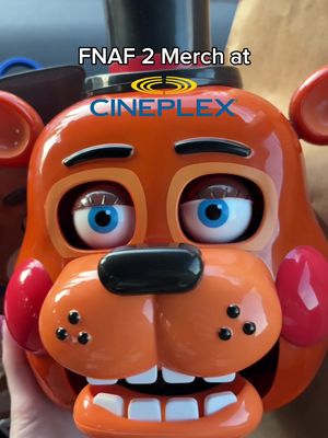 🍿Obsessed with this Toy Freddy Popcorn Bucket! These are all the items I found today at my local Cineplex! For the cup toppers, there’s also Toy Freddy, Toy Chica, and Balloon Boy! #fivenightsatfreddys #fnaf #fnafmovie2 #fivenightsatfreddys2 #popcornbucket 