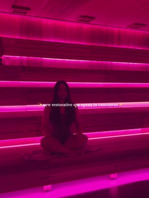 Take me back to @tevahwellness a new restorative spa concept that just opened in Vancouver!  📍955 Pacific Blvd unit 955 Vancouver BC  #tevahwellness #vancouverspa #vancouverwellness #coldplunge #wellnesspa 