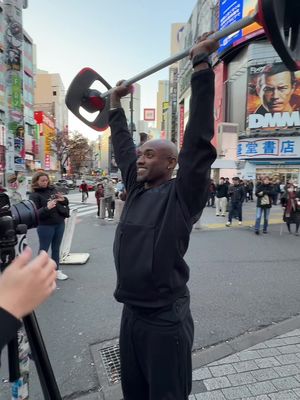 first to do BODYPUMP in Shibuya crossing?? 👀 #lesmills #lesmillslivetokyo #adidastokyo 