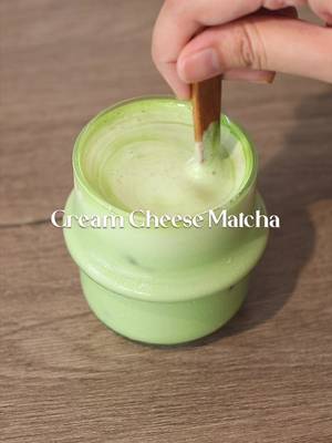 — Cream Cheese Matcha Latte 📝 Recipe Matcha 🍵: 3g • Ceremonial Matcha Powder 40g • Hot Water ~mix using chasen Cream Cheese 🧀: 10g • Whipping Cream 20g • Milk 20g • Cream Cheese 10g • Icing Sugar (or your favorite sweetener) ~mix using hand mixer / milk frother Ice Cubes 🧊 100g • Milk Matcha Cream Cheese on top — #homecafe #asmr #홈카페 #matcha #matchalover 