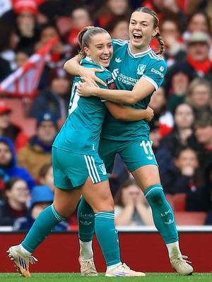 A goal to make history 🤩 Beata Olsson is the first player ever in the @barclayswsl to score in four of her first five starts 👏 #lfc #liverpoolfc