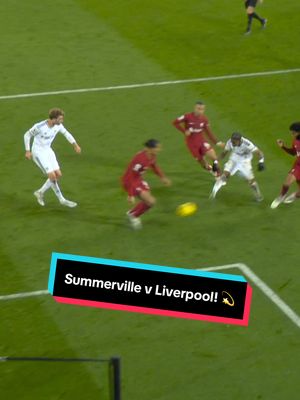 💫 Summerville’s 89th minute winner vs Liverpool! #LeedsUnited #Liverpool #PremierLeague 