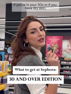 If you're over 30 or have dry skin, this is for you! Everything is 20% off @sephora right now with code SAVEGIFTS so here's what what we're shopping if you're as dry as we are 🤎 #sephora #sephorasale 
