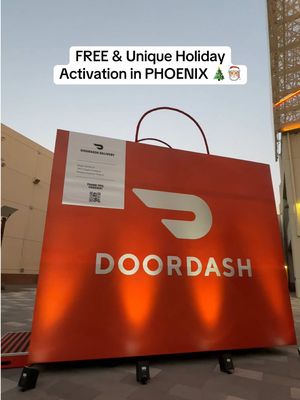 FREE @DoorDash activation happening all throughout Phoenix! #arizona #DoorDashPartner #DoorDashinPHX