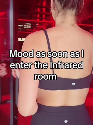 Infrared on. Mind clear. Sweat activated. #hotpilates #infrared #therapy #mindful #metime 