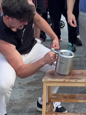 Drinking time 🤦‍♂️ @Natha🐺 @Hernan Garcia de Soria  #goldencup #gripstrength #strength #heavy #challange @Ksenia Sadekova | Fitness 